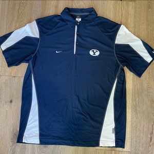 Nike Men’s size XL dry-fit collered BYU shirt
